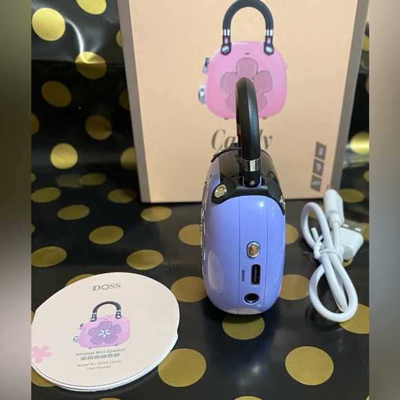 Doss Candy Mini Portable Bluetooth Speaker Mighty Sound Purple Brand New - Picture 4 of 11